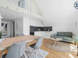 Ein Nest zum Verlieben – Wunderschöne 3-Zimmer-Dachgeschosswohnung mit sonniger Terrasse nahe U1 Kagraner Platz