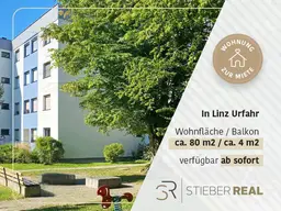 WOHNfühlen - Helle 3-Zimmer-Wohnung mit Pöstlingbergblick - Heizkosten inkludiert.