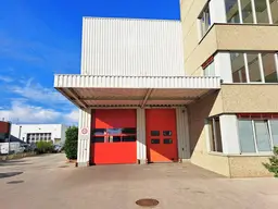 1.500 m² Lagerhalle (9 Meter hoch, keine Mittelstützen) + 65m² Büro in 1230 Wien - Eitnergasse 17
