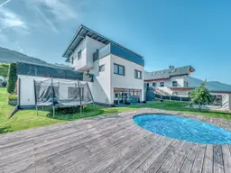 Rarität!! Exklusives Zweifamilienhaus in Bestlage von Mieming mit Panoramablick, Garten &amp; Pool