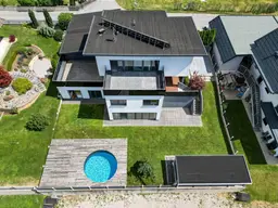 Wohnrarität in Mieming! Modernes Zweifamilienhaus mit Pool, Garten &amp; Panoramablick in Bestlage