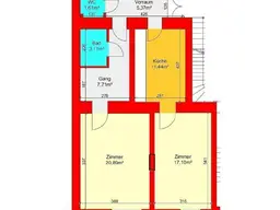 Provisionsfrei: großzügige 2-Zimmer-Altbauwohnung in TU-Nähe