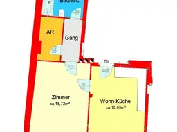 Provisionsfrei: Innenstadt-Dachapartment am Fuße des Schlossbergs - Kaiser-Franz-Josef-Kai