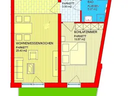 Moderne 2-Zimmer-Neubauwohnung mit Balkon und Tiefgarage bei Mur-Radweg/Andritz - Neugasse