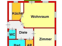 Provisionsfreie 2-Zimmerwohnung mit sonnigem Balkon und Auto-Stellplatz bei LKH / Med-UNI