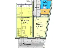 Provisionsfrei: Moderne 2-Zimmer-Gartenwohnung mit Terrasse und Tiefgarage bei Mur-Radweg/Andritz - Neugasse