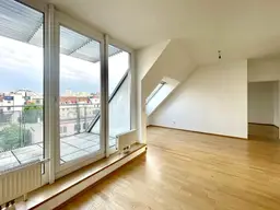 3-Zimmer Dachgeschosswohnung auf 2 Ebenen mit Terrasse in 1050 Wien