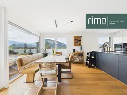 Neuwertige Dachgeschosswohnung in Götzis: 5 Zimmer, Terrasse, 3 Stellplätze!