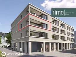 2-Zimmerwohnung am Jahnplatz inmitten von Feldkirch - Erstbezug - zu mieten - Top A2.7