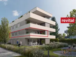 1A-Lage von Lustenau - Ruhige und Zentrale Terrassenwohnung - Top 7