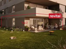 1A-Lage von Lustenau - Ruhige und Zentrale Gartenwohnung - Top 2