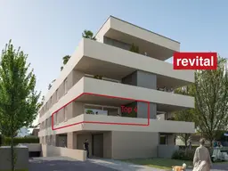 1A-Lage von Lustenau - Ruhige und Zentrale Terrassenwohnung - Top 4
