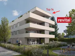 1A-Lage von Lustenau - Ruhige und Zentrale Dachgeschosswohnung - Top 14