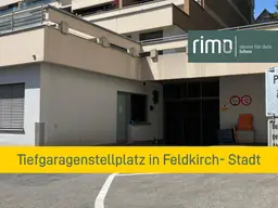 Tiefgaragenstellplätze in zentraler Lage von Feldkirch