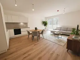 Wohnen am Waldrand – Stadt und Naturnähe in perfekter Balance! 2-Zimmer Wohnung mit großem Abstellraum, Schrankraum und neuer Einbauküche!