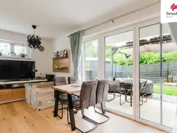 Modern &amp; gemütlich -- 3-Zimmer-Wohnung mit Garten, Garage &amp; Carport (BJ 2022)