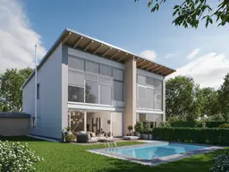 EIN JUWEL DER MODERNE - Moderne Doppelhaushälfte in Fels am Wagram - Erstbezug mit Garten, Terrasse &amp; Stellplätzen - Seezugang
