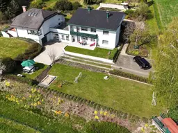MIT VIDEO: Charmantes 2 Familien Landhaus in erhöhter Lage mit traumhafter Aussicht und idyllischer Gartenanlage im Murtal