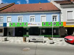 Knittelfeld Zentrum - Platz für Ihre Vision: ca. 303m2 Geschäftsflächen plus ca. 250m2 Garten auf 3 Ebenen