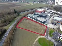 Gewidmetes Betriebsbaugrundstück ohne Bauzwang I Beste Sichtbarkeit auf die A8-Innkreisautobahn