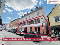 7,5 % Rendite I Vermietetes Gewerbeobjekt mit 6 Einheiten in der Welser Innenstadt zu verkaufen!