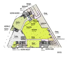 Teilbare Gewerbe-/ Lagerfläche im Central Hub im TwentyOne zu mieten