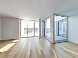 DACHGESCHOSS MIT AUSBLICK - 360° Rundgang3 Zimmer mit ca. 33m² Terrasse - südseitig