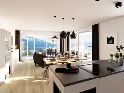 2 Zimmer Wohnung - perfekt geschnitten - mit Balkon, Terrasse, Garten.