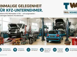 KFZ-Werkstätte – voll ausgestattet | genehmigter Bestand | Kundenstock