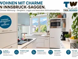 Wohnen mit Charme &amp; Bergblick – 2-Zimmer-Wohnung in Innsbruck-Saggen
