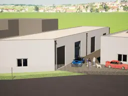Genehmigungsfähige Ziegelmassiv Hallen in top Lage - Miete mit Kaufoption.