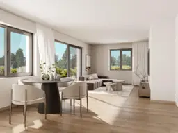 Blick auf den Irrsee! Moderne 3 Zimmer Wohnung mit großem Garten und Südbalkon