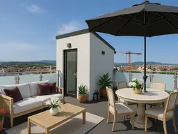 4 Zi Wohnung - Erstbezug - Dachterrasse mit 360-Grad-Blick