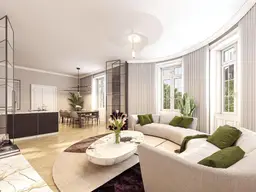 Mit Glanz und Gloria! Hochwertig revitalisierte 3-Zimmer-Stilwohnung mit innenhofseitigem Balkon in Döblinger Bestlage