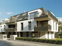 Provisionsfreie, exklusive 2-Zimmer-Balkon-Wohnung in Grünruhelage - Erstbezug mit hochwertiger Ausstattung und Tiefgarage
