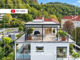Penthouse über zwei Ebenen | 83 m² mit über 100 m² Dachterrasse, Sauna und privatem Liftzugang in Graz