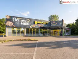 Etablierter Handelsstandort mit bestehender Kundenfrequenz - Bestandsfreie Geschäftsfläche in Krems mit ca. 1.013 m², großzügigem Grundstück, eigenen Parkplätzen, bestehender Handelswidmung, PV-Anlage und Elektrotankstellen