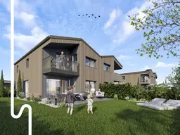 DAS VIERHOLZ SCHWERTING | Traumhafte NEUBAU-DOPPELHAUSHÄLFTE "A" in Holzbauweise | Hohe Wohnbauförderung