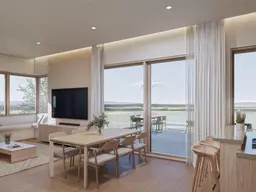 Seesuiten Lanzenkirchen – Gartensuite 5: Ruhige 3-Zimmer-Suite mit Zugang zum Wasser