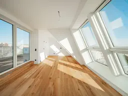 EXKLUSIVES WOHNEN MIT PANORAMABLICK AUF DIE GLORIETTE – LUXURIÖSES DACHGESCHOßJUWEL