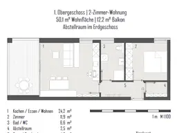2 Zimmerwohnung - Hohenems - Top 8