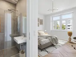 Edel &amp; modern - kernsaniertes 4-Zimmer-Altbaujuwel mit ZWEI großen Balkonen