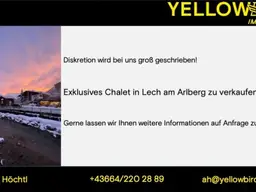 Unser Verkäufer wünscht Diskretion - Exklusives Chalet in Lech am Arlberg zu verkaufen
