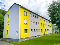 Gepflegte 3-Zimmer-Wohnung in ruhiger Lage mit Garage und großem Keller.