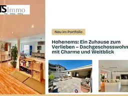 Hohenems: Ein Zuhause zum Verlieben – Dachgeschosswohnung mit Charme und Weitblick