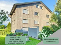 Bregenz: Langen: Wohnen mit Hauscharakter - Garten-Wohnung ca. 205 m2 Garten 169 m2