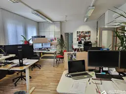 Feldkirchen bei Graz! - Büroflächen mit ca. 400m² samt befahrbarem Keller ca. 900m² mit LKW's und überdachte Freiflächen-Box ca. 120m²