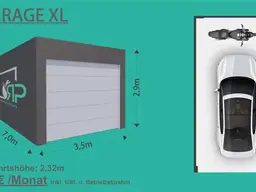 Garagen in unterschiedlichen Größen zu mieten! Variante: XL Garage
