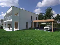 Traumhafte Doppelhaushälfte in Lerchenau: Erstbezug mit Garten, Balkon &amp; Terrasse! PROVISIONSFREI, direkt vom Bauträger!