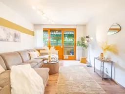 Klarer Schnitt. Warmer Kern - Erdgeschosswohnung mit Balkon und Tiefgarage